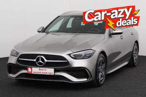 MERCEDES-BENZ C 220 DA ESTATE AMG-LINE + CARPLAY + GPS + CAMERA + PDC + CRUISE + LEDER/ALCANTARA + ALU 