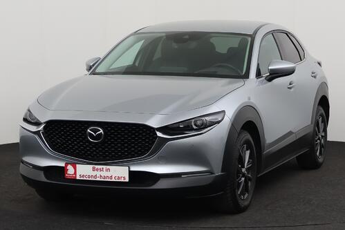 MAZDA CX-30 SKYACTIVE -G 150 PK COSMO MHEV + A/T + GPS + LEDER + CAMERA + PDC + ALU +TREKHAAK 