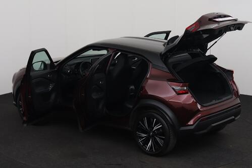 NISSAN Juke N-DESIGN 1.0L DIG-T 114 DCT MY23 + A/T + GPS + CAMERA + HALF/LEDER + PDC + CRUISE + ALU 19
