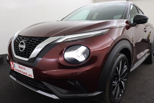 NISSAN Juke N-DESIGN 1.0L DIG-T 114 DCT MY23 + A/T + GPS + CAMERA + HALF/LEDER + PDC + CRUISE + ALU 19