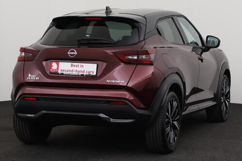 NISSAN Juke N-DESIGN 1.0L DIG-T 114 DCT MY23 + A/T + GPS + CAMERA + HALF/LEDER + PDC + CRUISE + ALU 19