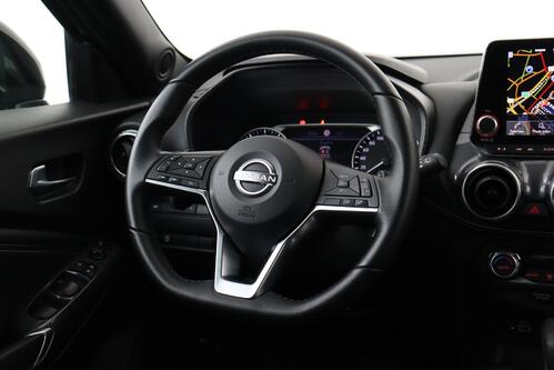 NISSAN Juke N-DESIGN 1.0L DIG-T 114 DCT MY23 + A/T + GPS + CAMERA + HALF/LEDER + PDC + CRUISE + ALU 19