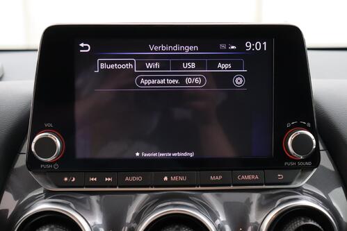 NISSAN Juke N-DESIGN 1.0L DIG-T 114 DCT MY23 + A/T + GPS + CAMERA + HALF/LEDER + PDC + CRUISE + ALU 19