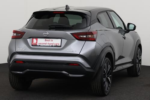NISSAN Juke N-DESIGN 1.0L DIG-T 114 DCT MY23 + A/T + GPS + CAMERA + HALF/LEDER + PDC + CRUISE + ALU 19
