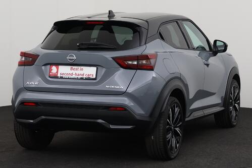 NISSAN Juke  N-DESIGN 1.0L DIG-T 114 DCT MY23 + A/T + GPS + CAMERA + PDC + HALF/LEDER + CRUISE + ALU 19