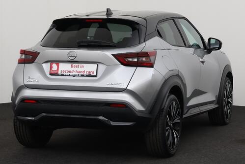 NISSAN Juke N-DESIGN 1.0L DIG-T 114 DCT MY23 + A/T + GPS + CAMERA + HALF/LEDER + PDC + CRUISE + ALU 