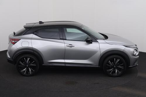 NISSAN Juke N-DESIGN 1.0L DIG-T 114 DCT MY23 + A/T + GPS + CAMERA + HALF/LEDER + PDC + CRUISE + ALU 