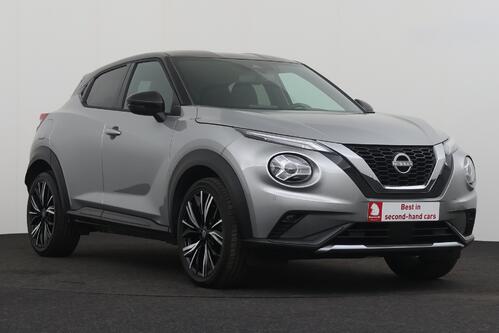 NISSAN Juke N-DESIGN 1.0L DIG-T 114 DCT MY23 + A/T + GPS + CAMERA + HALF/LEDER + PDC + CRUISE + ALU 