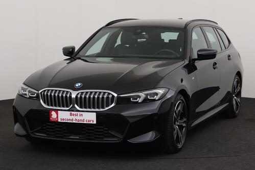 BMW 330 G21 - iA TOURING M-SPORT + GPS + CAMERA + PDC + CRUISE (ACC) + LEDER/ALCANTARA + ALU 