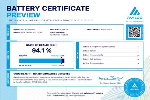 MG MG4 STANDARD 51 kWh + A/T + CARPLAY + PDC