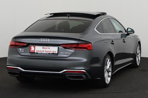 AUDI A5 35 TFSI S-LINE + CARPLAY + GPS + CAMERA + PDC + CRUISE + PANO + LEDER + ALU 