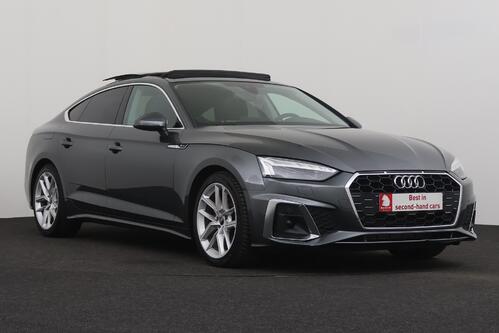 AUDI A5 35 TFSI S-LINE + CARPLAY + GPS + CAMERA + PDC + CRUISE + PANO + LEDER + ALU 