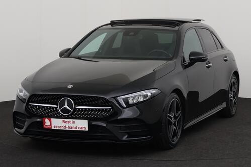 MERCEDES-BENZ A 180 dA + GPS + CARPLAY + LEDER/ALCANTARA + PDC + CRUISE + OPEN DAK + ALU 18