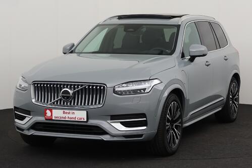 VOLVO XC90 PLUS BRIGHT 2.0 T8 RECHARGE GEARTRONIC + 7PL. + GPS + LEDER + CAMERA + PDC + PANO DAK + CRUISE + ALU 20 + TREKHAAK