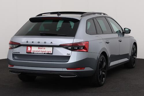SKODA Superb *COMBI SPORTLINE 1.4TSI iV DSG6 + GPS + CARPLAY + CAMERA + PDC + LEDER/ALCANTARA + PANO DAK + ALU 18