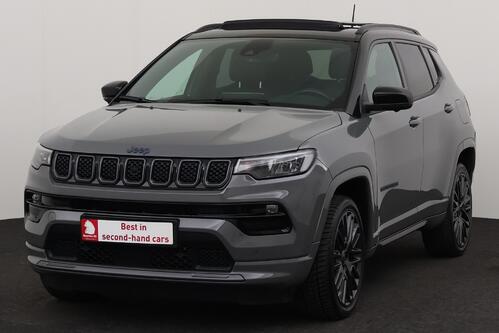 JEEP Compass 1.3i 4WD PHEV + A/T + GPS + LEDER + CAMERA + PDC + PANO DAK + CRUISE (ACC) + ALU 19