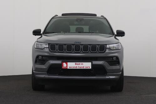 JEEP Compass 1.3i 4WD PHEV + A/T + GPS + LEDER + CAMERA + PDC + PANO DAK + CRUISE (ACC) + ALU 19