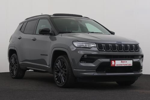 JEEP Compass 1.3i 4WD PHEV + A/T + GPS + LEDER + CAMERA + PDC + PANO DAK + CRUISE (ACC) + ALU 19