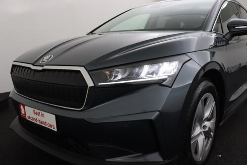 SKODA Enyaq iV 80 82 kWh + A/T + GPS + LEDER + CARPLAY + CAMERA + PDC + PANO DAK + CRUISE(ACC) + ALU