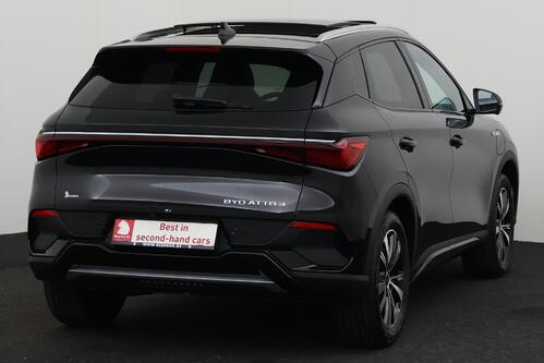 BYD ATTO 3 DESIGN + A/T + CARPLAY + LEDER + CAMERA + PDC + CRUISE(ACC) + PANO DAK + ALU 18