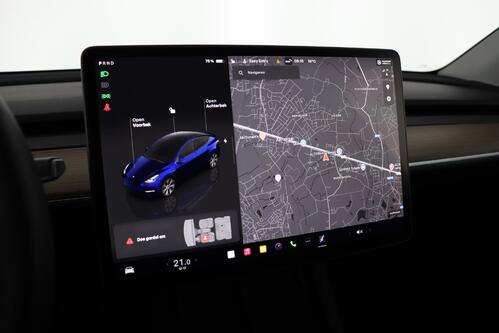 TESLA Model Y LONG RANGE DUAL MOTOR AWD 78.8 kWh + A/T + GPS + LEDER + CAMERA + PANO DAK + CRUISE + ALU 19