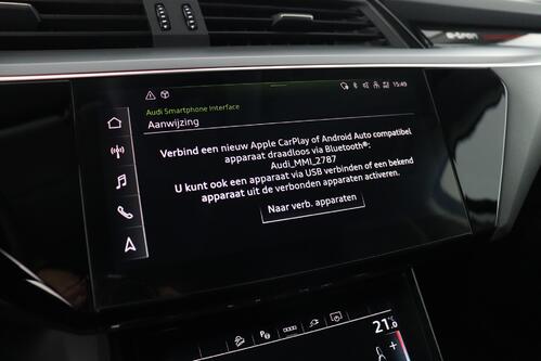 AUDI e-tron 55 QUATTRO S-LINE 95 kWh + A/T + GPS + LEDER + CARPLAY + CAMERA + PDC + CRUISE(ACC) + ALU 20 + TREKHAAK 