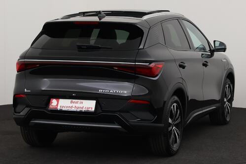 BYD ATTO 3 DESIGN 60.5 KwH + A/T + LEDER + CARPLAY + CAMERA + PDC + PANO DAK + CRUISE(ACC) + ALU 18