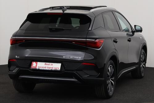 BYD ATTO 3 DESIGN 60.5 KwH + A/T + CARPLAY + LEDER + CAMERA + PDC + CRUISE(ACC) + PANO DAK + ALU 18