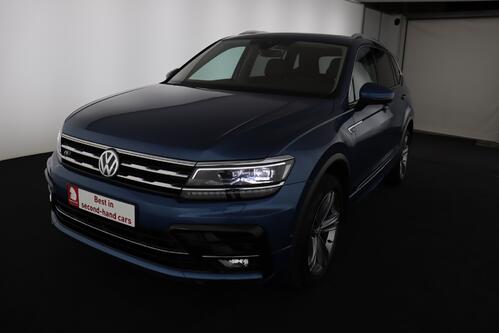 VOLKSWAGEN Tiguan Allspace PLATINUM 1.5TSI ACT DSG7 R-LINE + 7PL. + GPS + LEDER + CARPLAY + CAMERA + PDC + CRUISE(ACC) + PANO DAK + ALU + TREKHAAK 