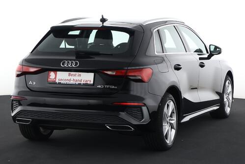 AUDI A3 *SPORTBACK S-LINE 40 1.4 TFSI-e PHEV + GPS + CARPLAY + CAMERA + PDC + CRUISE (ACC) + LEDER + ALU 17